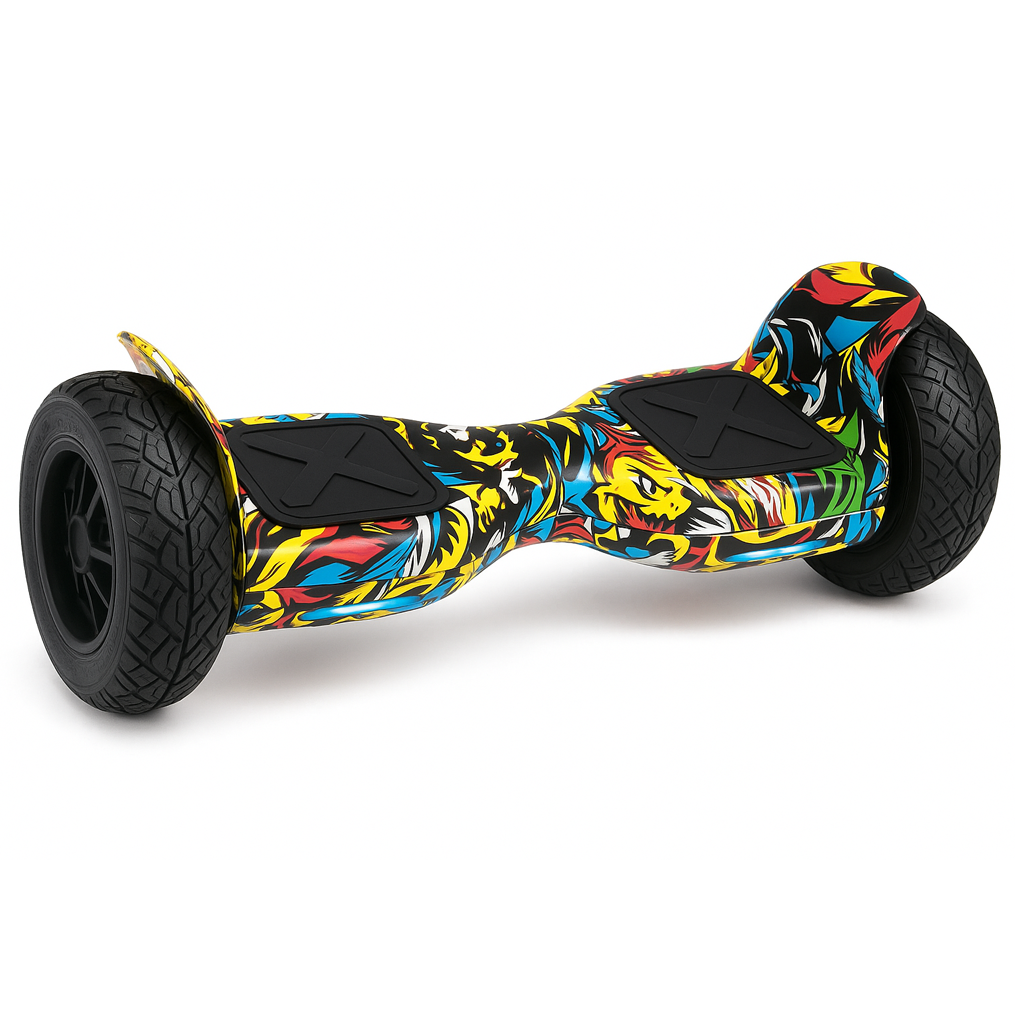 Hoverboard de 8,5 Polegadas com Led e Bluetooth - Amarelo Grafitte